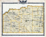 Washington County Map, Illinois State Atlas 1876